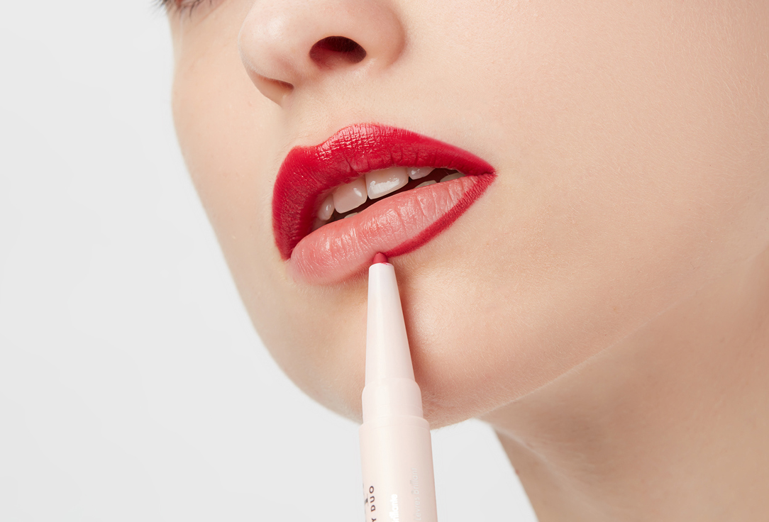 Pupa Contouring Lip Pencil & Shiny Lipstick 2-in-1 Vamp! Creamy Duo