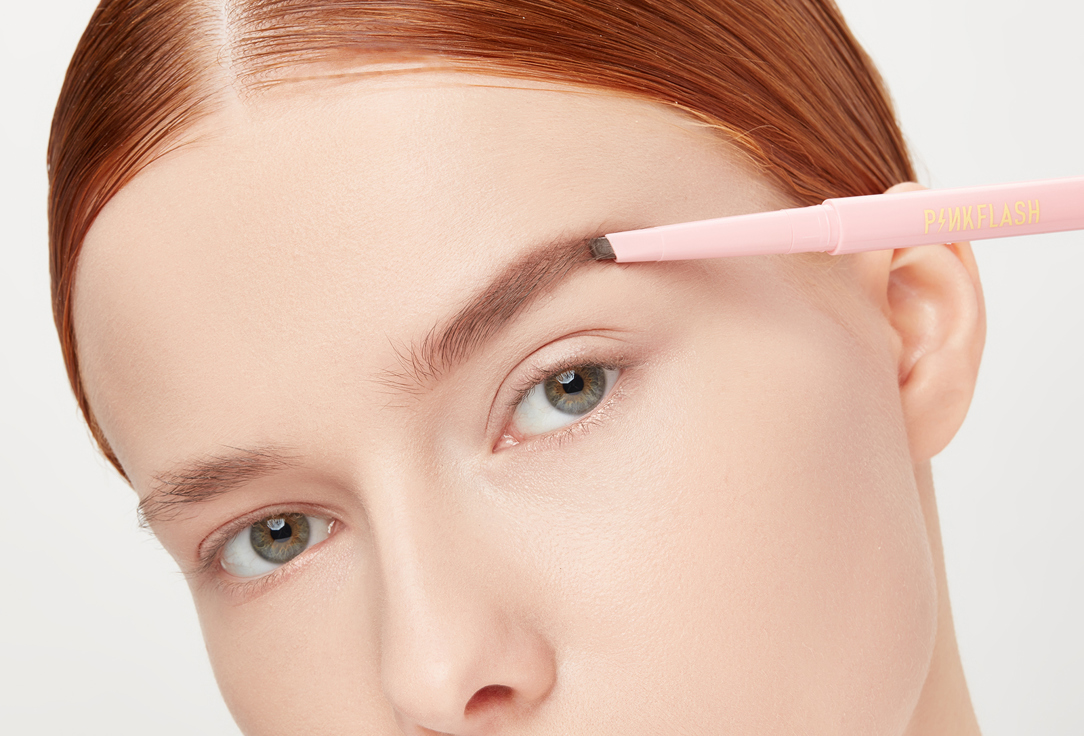 PINK FLASH Long-lasting Eyebrow Pencil Waterproof Auto Eyebrow Pencil 3 0.2 g PINK FLASH Long-lasting Eyebrow Pencil Waterproof Auto Eyebrow Pencil