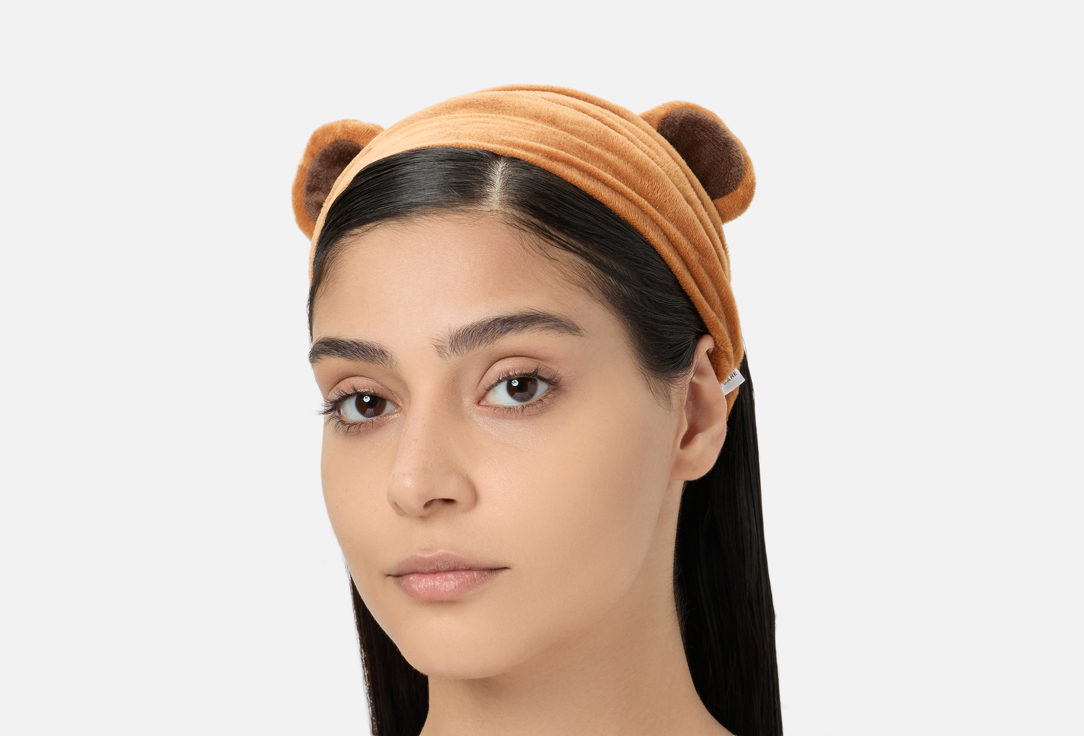 I DEW CARE Headband Brown Bear