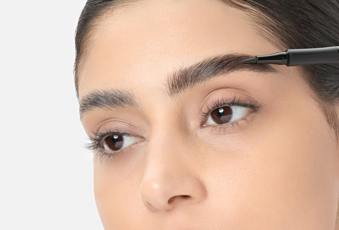 Gosh Semi Tattoo Ink Brow Liner BROW HAIR STROKE 24H 003, Dark brown 1 ml Gosh Semi Tattoo Ink Brow Liner BROW HAIR STROKE 24H
