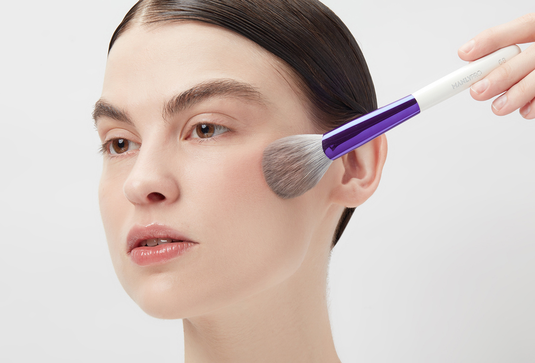 Manly PRO Medium Fan Blush, Correction & Highlighter Brush K68