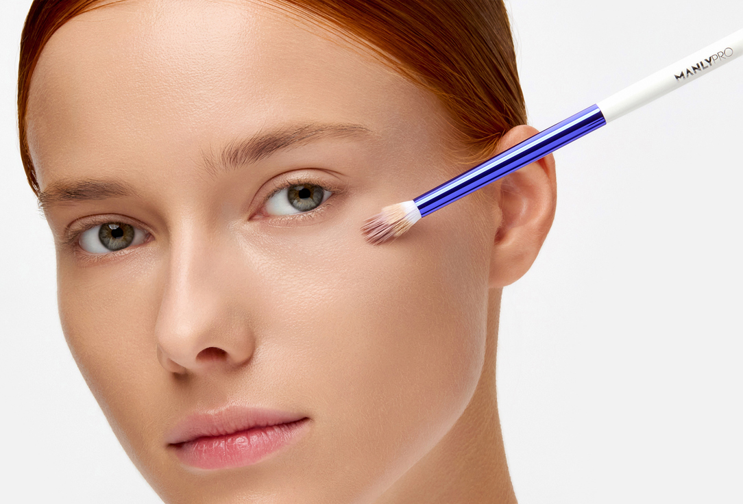 Manly PRO Round Duo-Fiber Color Correcting Concealer Brush K86
