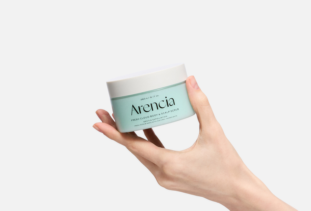 Arencia скраб для тела и кожи головы French Mint & Lily