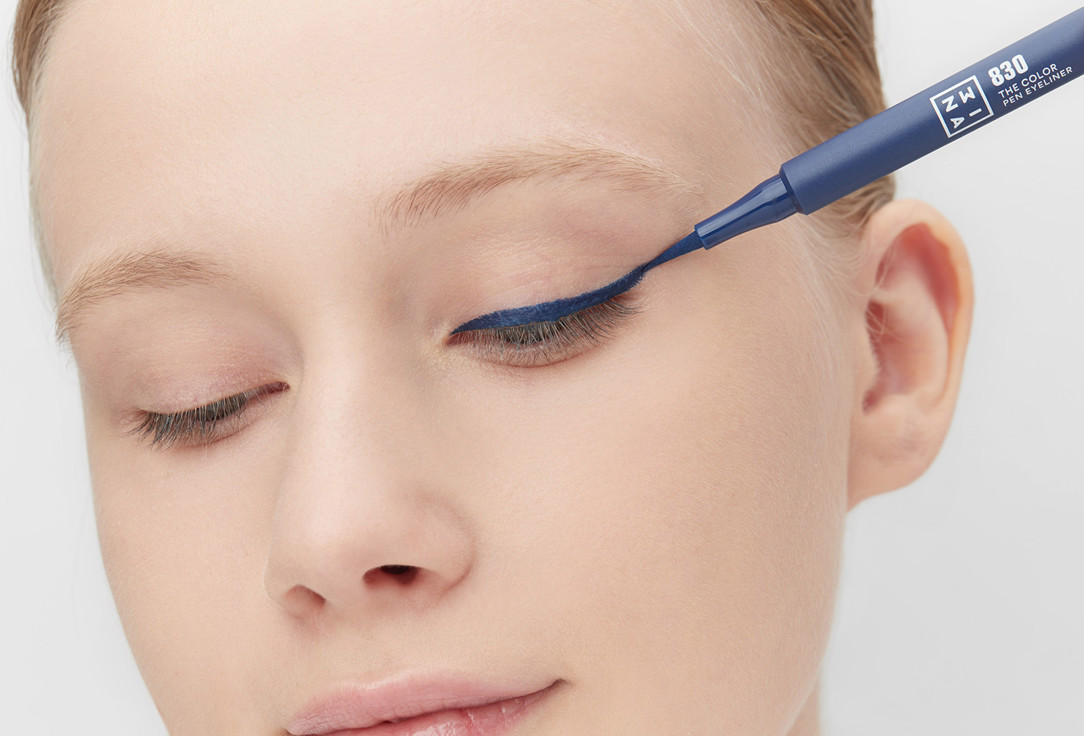 3INA Long-Lasting, Matte Eyeliner The Color Pen Eyeliner 830, Navy blue 1 ml 3INA Long-Lasting, Matte Eyeliner The Color Pen Eyeliner