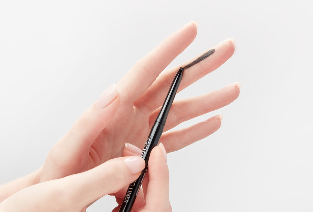 Gosh Long-lasting Creamy Eyeliner Pencil 24H PRO LINER 002, Carbon black 0.35 g Gosh Long-lasting Creamy Eyeliner Pencil 24H PRO LINER