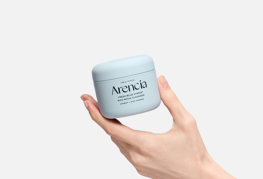 Arencia Deep Cleansing Face Foam Fresh Blue Hyssop Rice Mochi Cleanser
